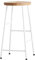 HAY - Cornet Barhocker Low H 65 cm, Eiche geölt/cremeweiß
