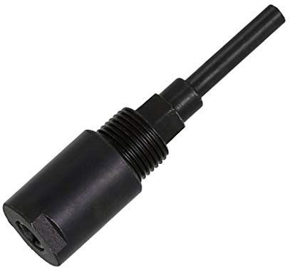 LOVIVER Router Collet Extension Rod Chuck Holder Extender Adapter for 1/2 Inch, 1/4 Inch, or 8mm Shank Drill Bit - 6.35mm Shank