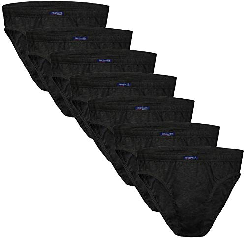 BRUBAKER - Slip Homme - Lot de 7 - Blend de Coton - Anthracite - XL