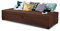 Einzelbett Misti - Sofa mit Bettkasten, Schlafsofa, Bettsofa, Farbauswahl, Bettgestell, Komfortbett, Bett für Jugendzimmer, Schlafmöbel (Braun (Lux 12))