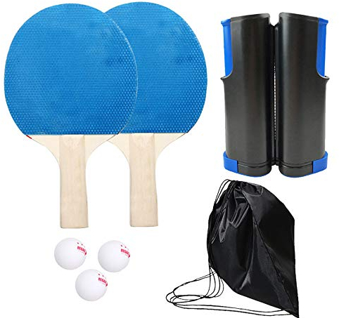 KUANDARMX Stark Tischtennisnetz Ausziehbar Tischtennis Netz Ping Pong Netz Tischtennis Ersatznetz für Tischtennisplatte Netzgarnitur Mobile Tischtennisnetz für Indoor Outdoor Geschenk