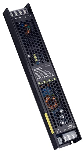VARICART Alimentatore Dimmerabile 24V 200W, Trasformatore 220-24V 8.3A, Tensione Costante AC a DC Driver, TRIAC & 0/1-10V, Bassa Tensione Switching Adattatore PSU per Strisce e Lampadine LED