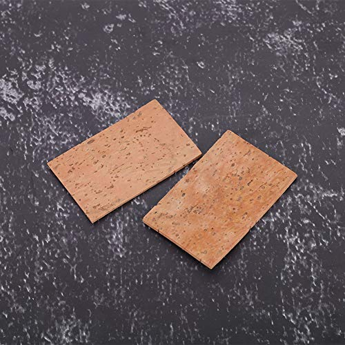 Kudoo Saxophon Kork, 2 Stück, Dünn, Selbstklebend, Universal, Gold, C, Korken