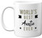 Best Auntie Gifts - World's Best Auntie Ever - Birthday Presents for Aunty, Perfect Christmas from Niece Nephew, Mug Cup for Her, 11oz Ceramic Dishwasher Microwave Safe Mugs