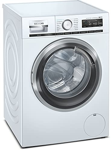 Siemens WM14VL42 iQ700 Smarte Waschmaschine, 9 kg, 1400 UpM, sensoFresh Geruchsbeseitigung, Antiflecken-System entfernt 4 Fleckenarten, speedPack XL Beschleunigen Sie Ihre Programme, Weiß