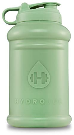 Hydrojug 2.2 Litre (Half Gallon) Water Bottle - Leakproof, Carry Handle, Dishwasher Safe, BPA Free - All-Day Cold Hydration - For Fitness, Outdoors, Everyday Life