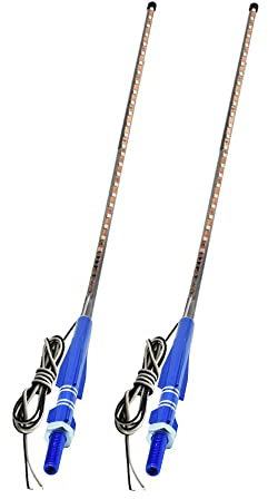 HONLEEX Lot de 2 lumières LED RVB 270 ° étanches pour VTT tout-terrain UTV RZR camion bateau Can-am 60 cm