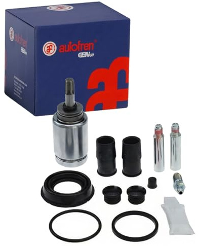 AUTOFREN SEINSA D43508S Bremssattel-Reparatursatz Hinten Kompatibel mit VW Golf 7 Schrägheck 5G1, BQ1, BE1, BE2 Golf 7 Variant BA5, BV5 T-Roc A11, FORD Kuga Mk2 DM2, AUDI A3 Sportback 8VA, 8VF