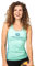 Beach Volleyball Apparel Sport Top Damen | Tank Top für Yoga Fitness Beachvolleyball | Tanktop Sportshirt Sporttop Muskelshirt Trägertop locker (M, Aqua)