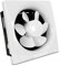 8/12 Ventilation Extractor Fan Wall Ceiling Mounted Exhaust Fan Ventilator with Back Draught Shutter for Bathroom Bedroom Kitchen (8inch/240mm))
