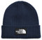 The North Face Logo Box Cuffed Unisex Beanie-Mütze, Summit Navy, One Size