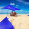 Otentik Nano Plus Sunshade for Beach or Outdoors - Sun Canopy - Beach Shelter - Sail Canopy - Sun Awning With 4 Poles (Royal Blue)… (Royal Blue)