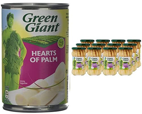 Green Giant Hearts Of Palm 400g (Pack of 12) & White Asparagus 190g (Pack of 12)