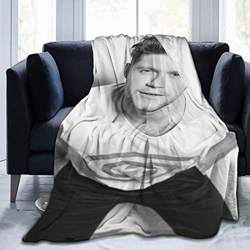 YINGD Niall Singer Horan Flanelldecke Bettwäsche Fleecedecke weiche Thow Decken Klimaanlage Decke für Sofa Couch Wohnzimmer