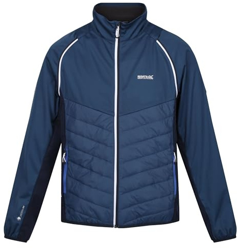 Regatta Steren Hybrid Softshelljacke für Herren mit abnehmbaren Ärmeln, Größe:3XL, Farbe:Blau