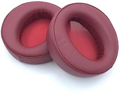 Earpads for Sony MDR-XB950BT XB950B1 XB950N1 Headphone, Protein Leather Replacement Ear Pads Cushions, Comfortable Memory Sponge, Noise Isolation Ear Cups Headset Repair Parts (Red)