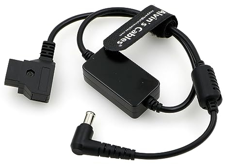 Alvin's Cables D-Tap auf DC Stromkabel für Sony FX6 FX9 Kamera rechtwinklig DC auf D-Tap 19,5 V geregeltes Ausgangskabel 50cm