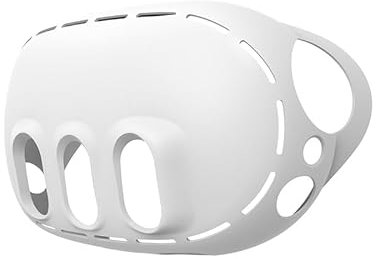 VR Headset Silicone Cover Skin For Meta Quest 3, Host Protective Case Silicone Dropproof Dustproof Protector VR Accessories (White)