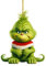 Grinch Weihnachtsdekorationen, Grinch Hängende Ornament, Weihnachtsbaumschmuck, Anhänger, Lustige Kunstharz, Grüne Grinch, Weihnachtsdekoration Für Zuhause, Urlaub, Party (CC)