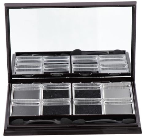DOITOOL 1satz Leerer Farben Magnetischer Lidschatten-organizer Mit Multi-grids Für Diy Blush Und Kosmetik Praktische Make-up Aufbewahrungsbox Für Zuhause Und Unterwegs