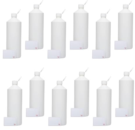 TEC 1 Litre Plastic Bottles HDPE Flip Lids Caps 28mm (9)