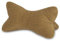 Leseknochen Cord Gold Nackenkissen Knochenkissen Nackenrolle Lesekissen Öko-Tex 100 zertifiziert und 60°C waschbar - Kissen für Nacken, Knie oder Bauch zum Lesen oder Relaxen - 38x19x19 cm