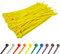 Yellow Cable Ties (100 Pack - 300mm x 4.8mm) Nylon Zip Ties Plastic Tie Wraps for Office Cable Tidy Garden DIY