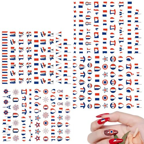 Autocollants pour ongles | Autocollant Pour Ongles Drapeau | Autocollants Autoadhésif Deco Ongle | Stickers Ongles Nail Art | Décalcomanies à ongles auto-adhésives de conception de drapeau