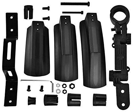 YJzhAHanG Schutzbleche,Fahrrad Schutzbleche, Fahrradkotflügel, Fahrrad-Schutzblech, Fatbike-Schutzblech, 2 Stück, vorn und hinten, Schmutzfänger for 20 Zoll 26 Zoll MTB-Fahrräder, Fahrradkotflügel