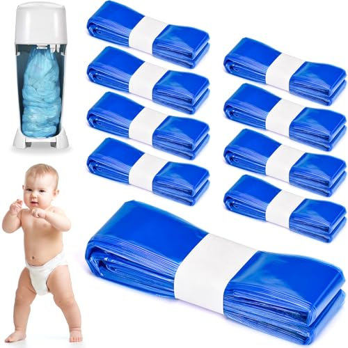 9 Recambios Contenedor de Pañales, Recambios de Papeleras de Pañales compatibles con AngelCare & Litter Locker & Tommee Tippee