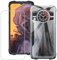 Bsdurable Funda para Cubot Kingkong 9 2 en 1 con protector de pantalla, protector de pantalla, transparente, fina, suave, de silicona TPU, funda transparente