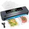 Vacuum Sealer, 6-in-1 Multi-Functional Food Vacuum Sealer, Built-in Cutter and Visible LED Digital Countdown Display for Dry and Moist Food Fresh Preservation with 30Pcs Vaccum Sealer Bags