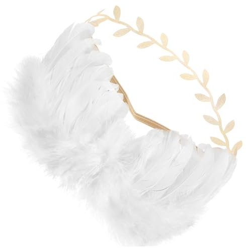 HOMSFOU 1juego De Ángel para Bebés con Diadema Accesorios De Fotografía De Recién Nacido Sesiones De Material Seguro y Diseño Clásico y Adorable