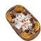 Vela de cuenco de , velas de soja de madera, 7.8 x 5.5 x 1 pulgadas, vela decorativa para cuencos, manualidades estéticas, centros de mesa para hombres y mujeres, decoración de boda del día de San