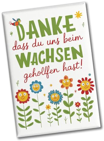 Danke DASS du Uns beim Wachsen geholfen hast! Souvenir Souvenir Magnet Souvenir Magnet - ideal für Lehrerabschiedsgeschenk