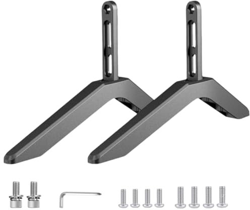 Soporte De Patas para TV Soporte De TV para La Mayoría De Televisores Television De Stand Ajustable Patas De Repuesto para Base De Soporte De Television para 32 A 65 Pulgadas 1 Par
