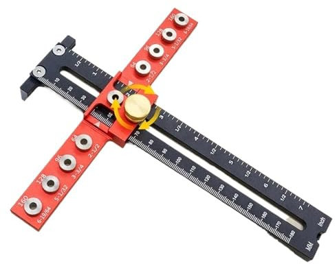 Handle Punching Locator Woodworking Newly Upgraded Adjustable Cabinet Door T-shaped Punch Cabinet Knobs Handles Pulls Tool