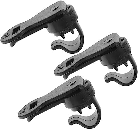 TOYANDONA 1 Jeu Clip De Paille du d'eau Magnétique Clips Vélo Vessie Collier De Serrage Clip De Tube Fixe Pinces À Tubes À Boucle Fixe Boucle Tubulaire Noir Abdos 3 Pièces