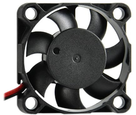 PEILINZE Ventilateur de refroidissement 40 mm, ventilateur de refroidissement 40 mm CC 5 V 12 V sans balais à double roulement à billes pour imprimante 3D et petits appareils électroniques