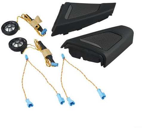 Homeponnew High Performance A Pillar Tweeter Speakers Fits for BMW F10 F11 Front Door Installation