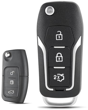 3 Button Modified Flip Folding car Key Fob Case Cover for Ford Fiesta Focus mondeo C Max S Max Galaxy Mondeo MK4 Kuga Key Case For Ford Key Case Replacement