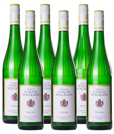 SCHLOSS VOLLRADS - Weingut Schloss Vollrads Riesling Qualitätswein feinherb VDP.GUTSWEIN, 0.75l (6 Fl., 4500, milliliter)