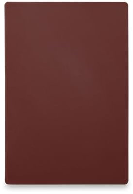 HENDI Schneidbretter, HACCP, Beidseitig nutzbar, für Braten, 600x400x(H)18mm, HDPE 500 Kunststoff, braun