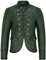 Smart Range Damen Lederjacke grün Victory Military Parade Style echte weiche Lammfell 8976 (EU 36 / UK 10)
