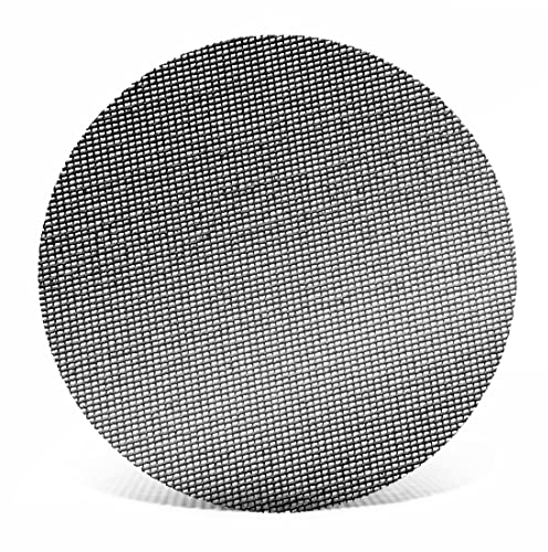 MENZER Net Grilles abrasives auto-agrippantes, 150 mm, p. Ponceuses excentriques, Carbure de silicium (Lot de 25) G150