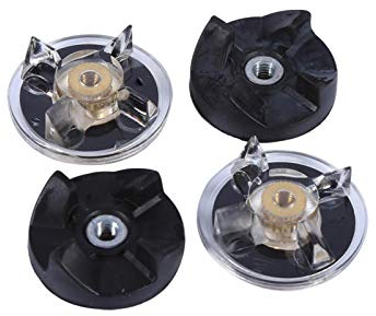 Blender Replacement Parts, 2 Base Gear+2 Rubber Blade Gears Spare Mixer Accessories for Bullet 250W Juicer
