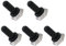 mxuteuk 5 Stück Schwarz 12mm Gummi Wippe Kippschalter Knopf Hut Wasserdichte Kofferraumabdeckung Kappe TEN-MZ-BK