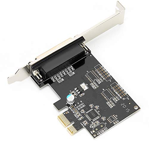 Topiky PCIE zu paralleler Erweiterungskarte, PCI Express zu DB25 LPT Parallel Port Adapter mit Low Profile Bracket für für OS X und für Linux, SPP/EPP/ECP