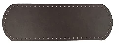 Tricot Café - Taschenböden - Taschenböden Ideal zum Häkeln von Leder und Kunstleder, um eine handgefertigte Häkeltasche zu kreieren 36X12cm 1 pc Dunkelbraun