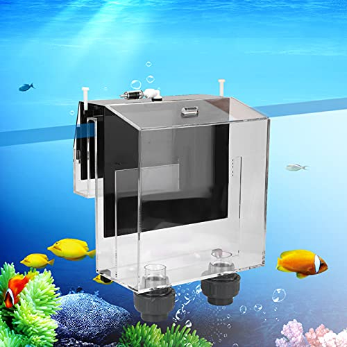 Qcwwy Aquarium-Luftpumpen, Acryl Zum Aufhängen, Überlaufbox, Aquarium-Wasserkreislauf-Siphon, Externes Hängendes Filtrationswasser, kein Geräusch, Aquariumfilter